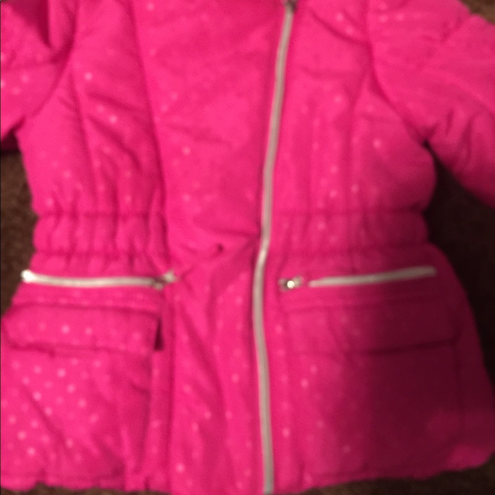 Girls (7/8) polka dot jacket